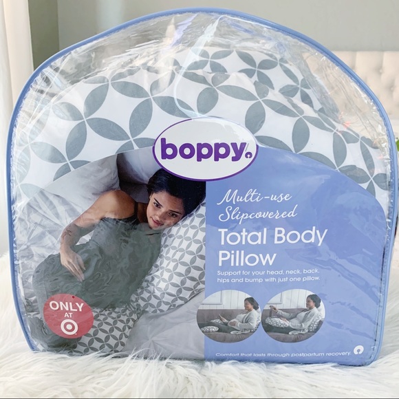 boppy slipcovered total body pregnancy pillow